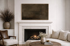 Ember Fade – Original Warm Brown Abstract
