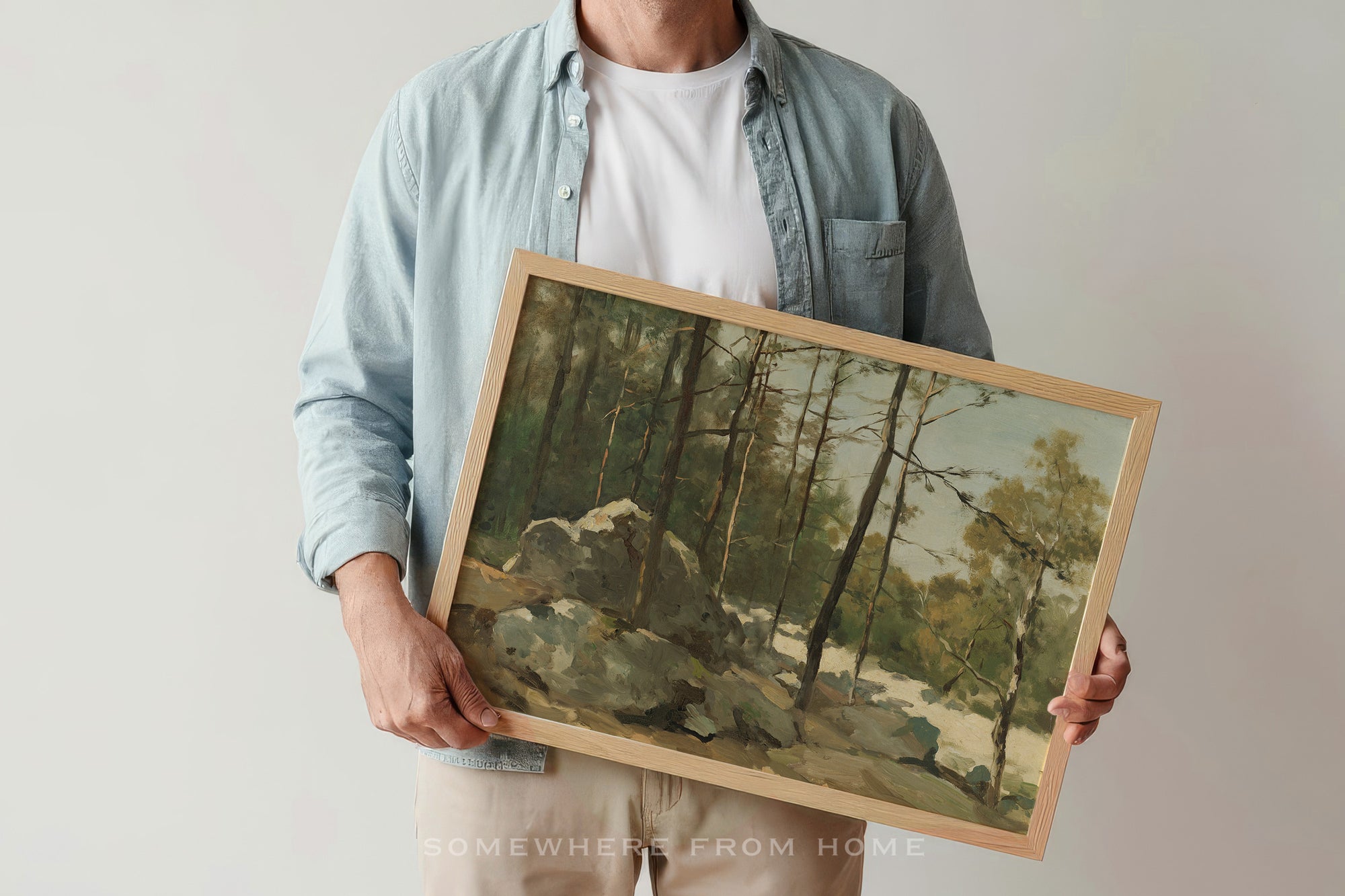 Quiet Pines - Vintage Forest Landscape