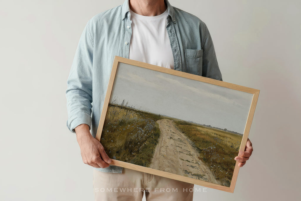 The Long Way Home - Country Road Landscape