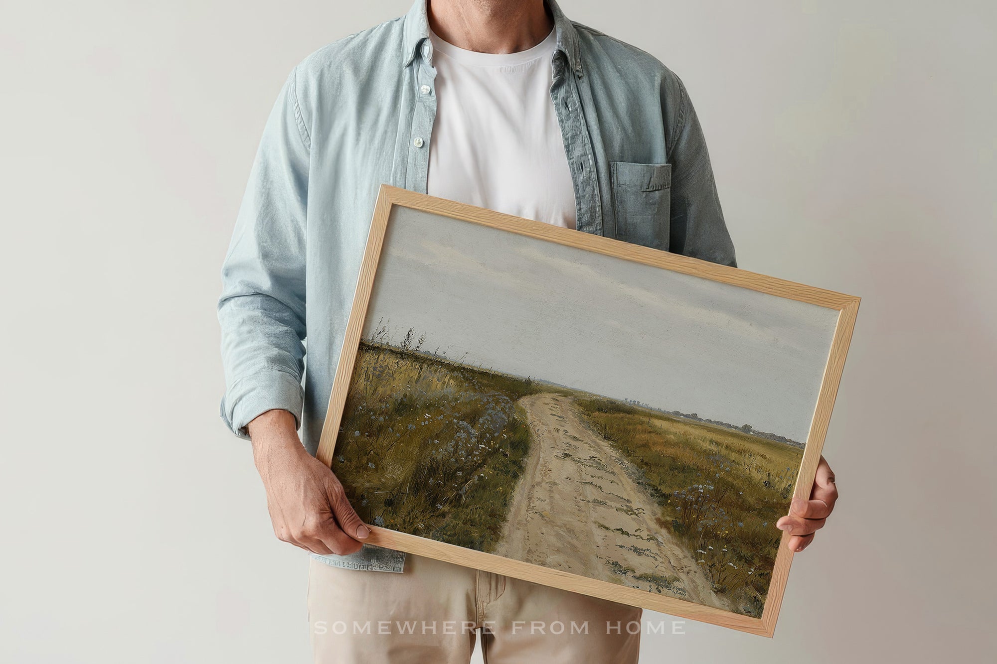 The Long Way Home - Country Road Landscape