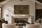 Burnished Horizon - Original Golden Brown Abstract Unframed Print