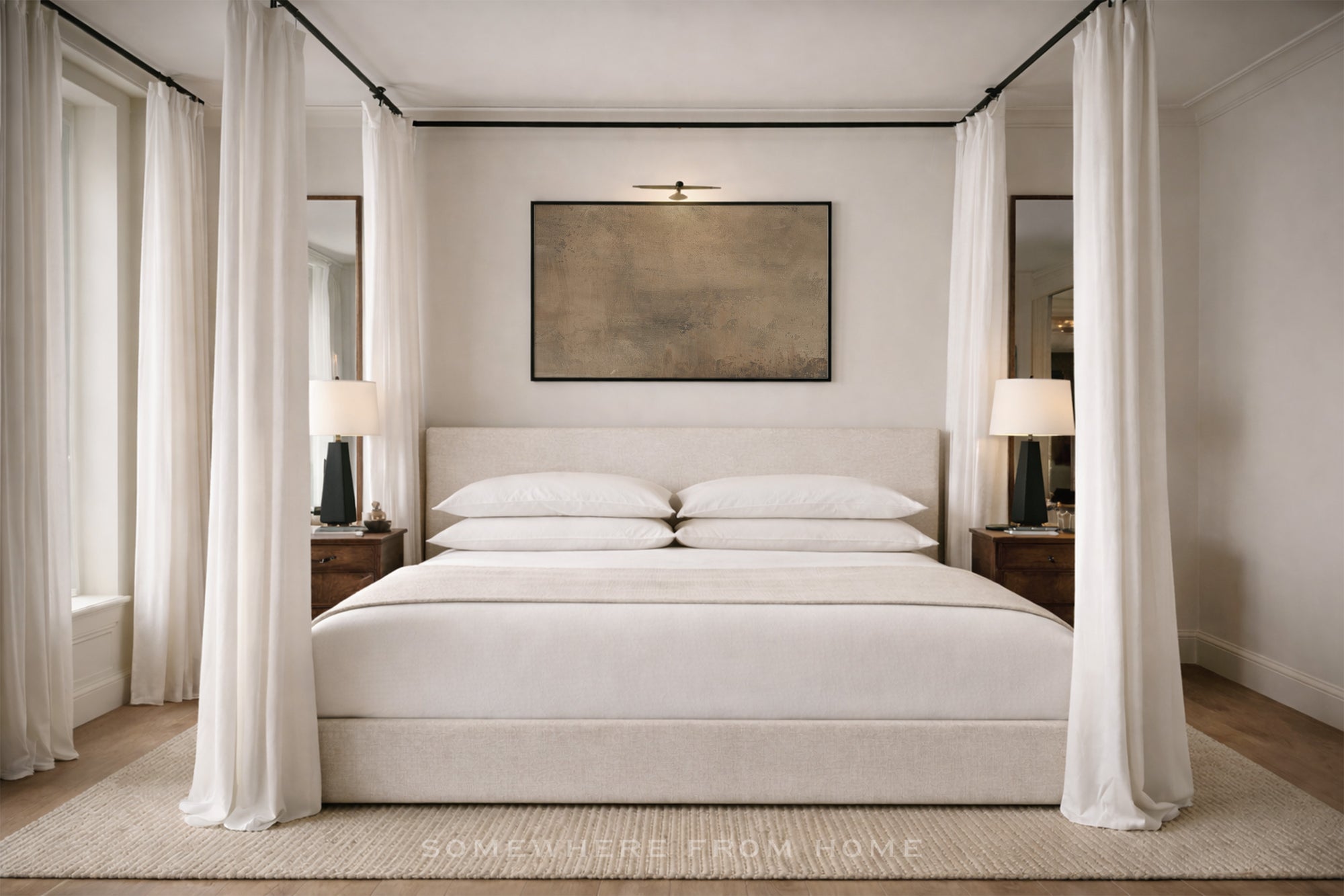 Earthen Quiet – Warm Neutral Textured Abstract