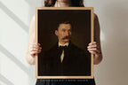 Quiet Gentleman - Vintage Portrait Painting