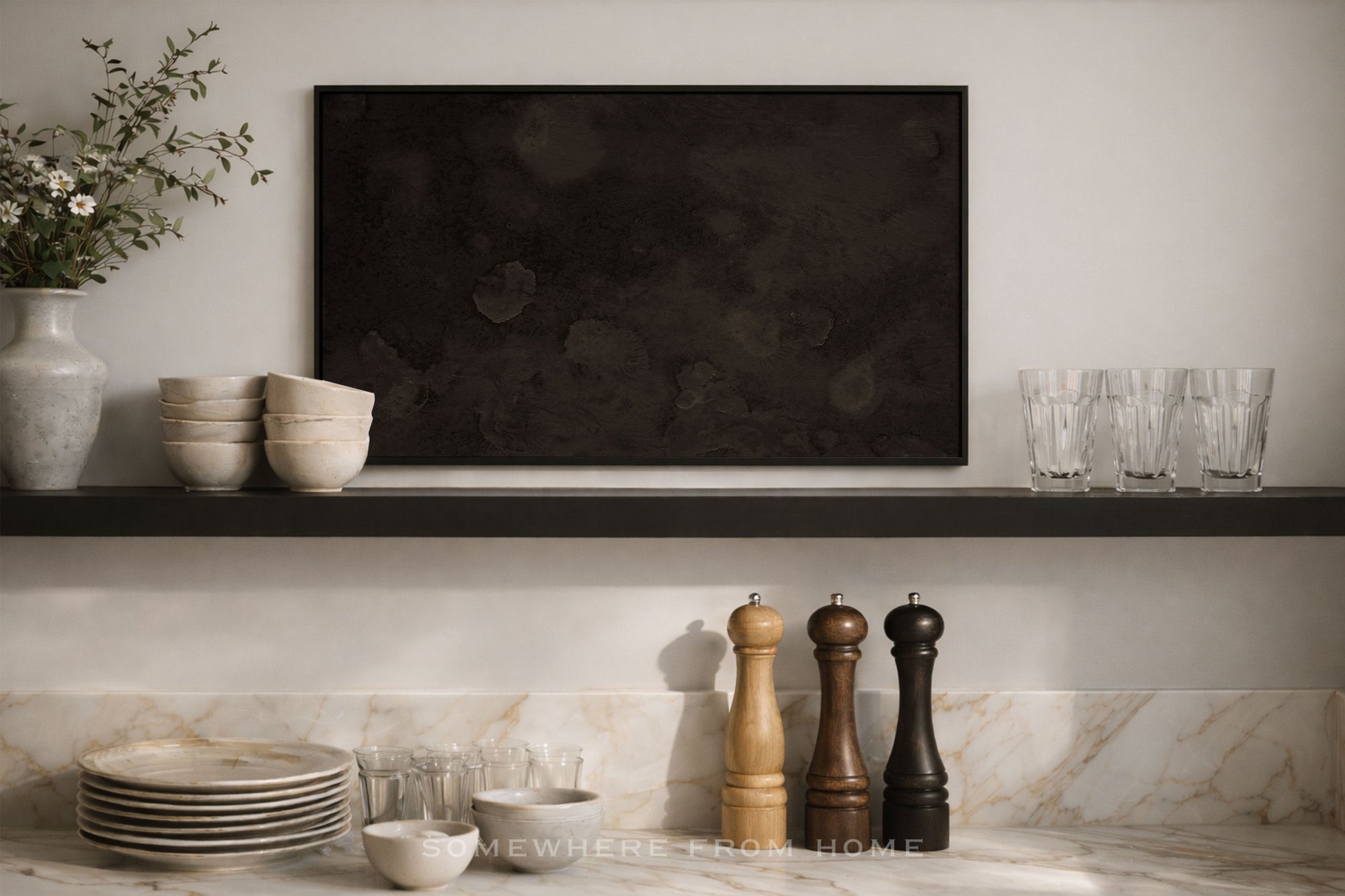 Aged Umber - Warm Tonal Abstract