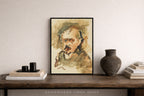 Portrait in Ochre - Watercolor Portrait