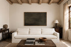 Moody dark charcoal brown textured-wall-art over sofa-large oversized canvas