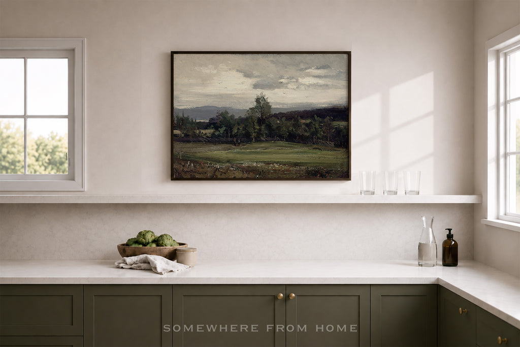 Beyond the Putting Green - Vintage Golf Course Landscape