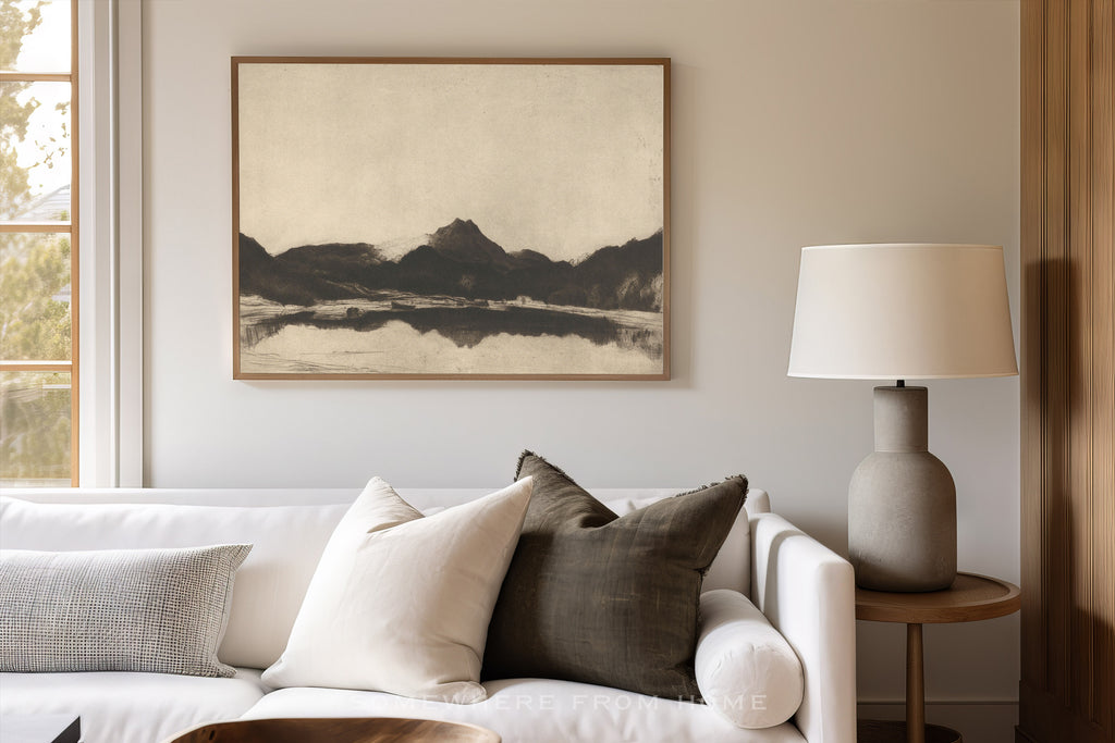 Ridge Study 1 - Moody Landscape Sketch