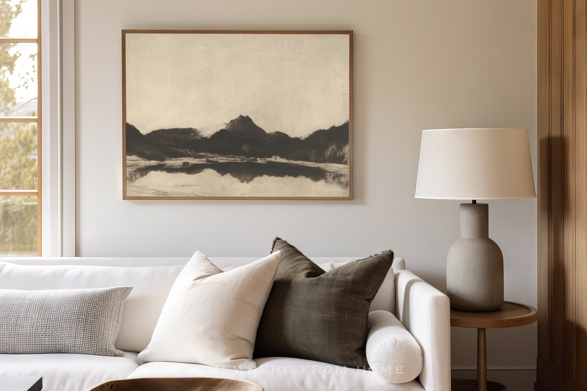 Ridge Study 1 - Moody Landscape Sketch