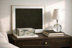 Dark Linen - Moody Green Tonal Abstract