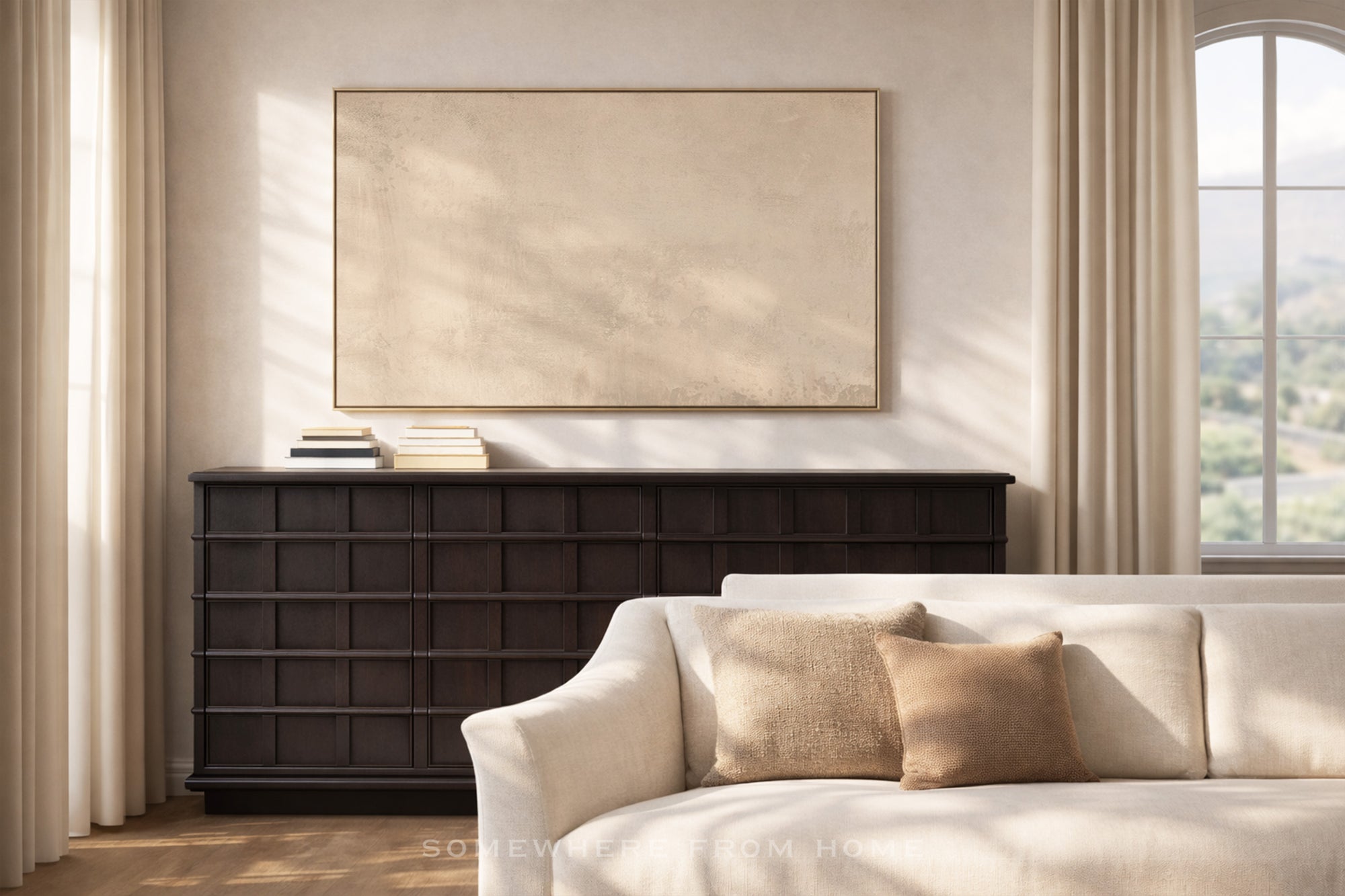 Linen Wash - Textured Neutral Abstract