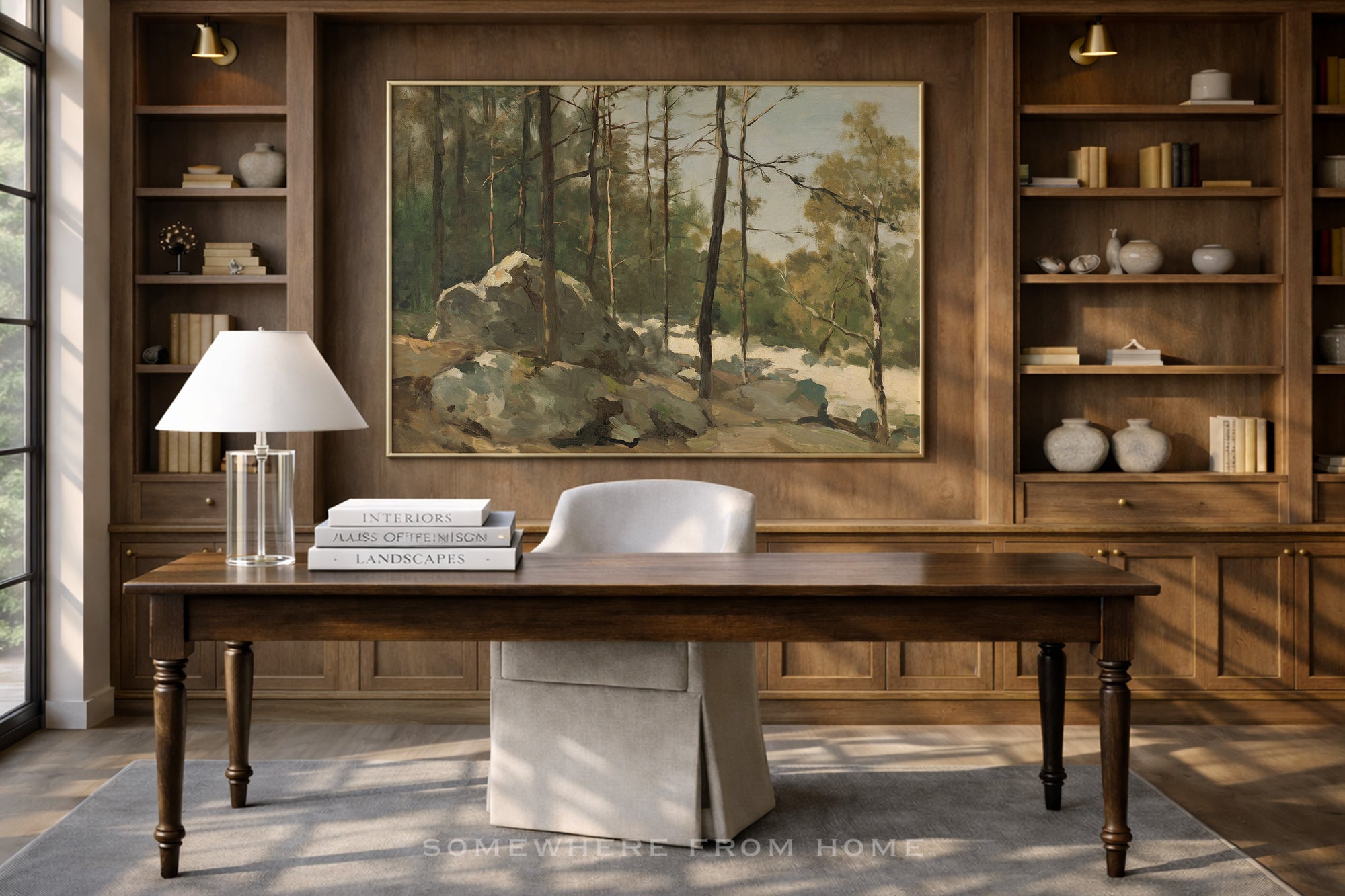 Quiet Pines - Vintage Forest Landscape