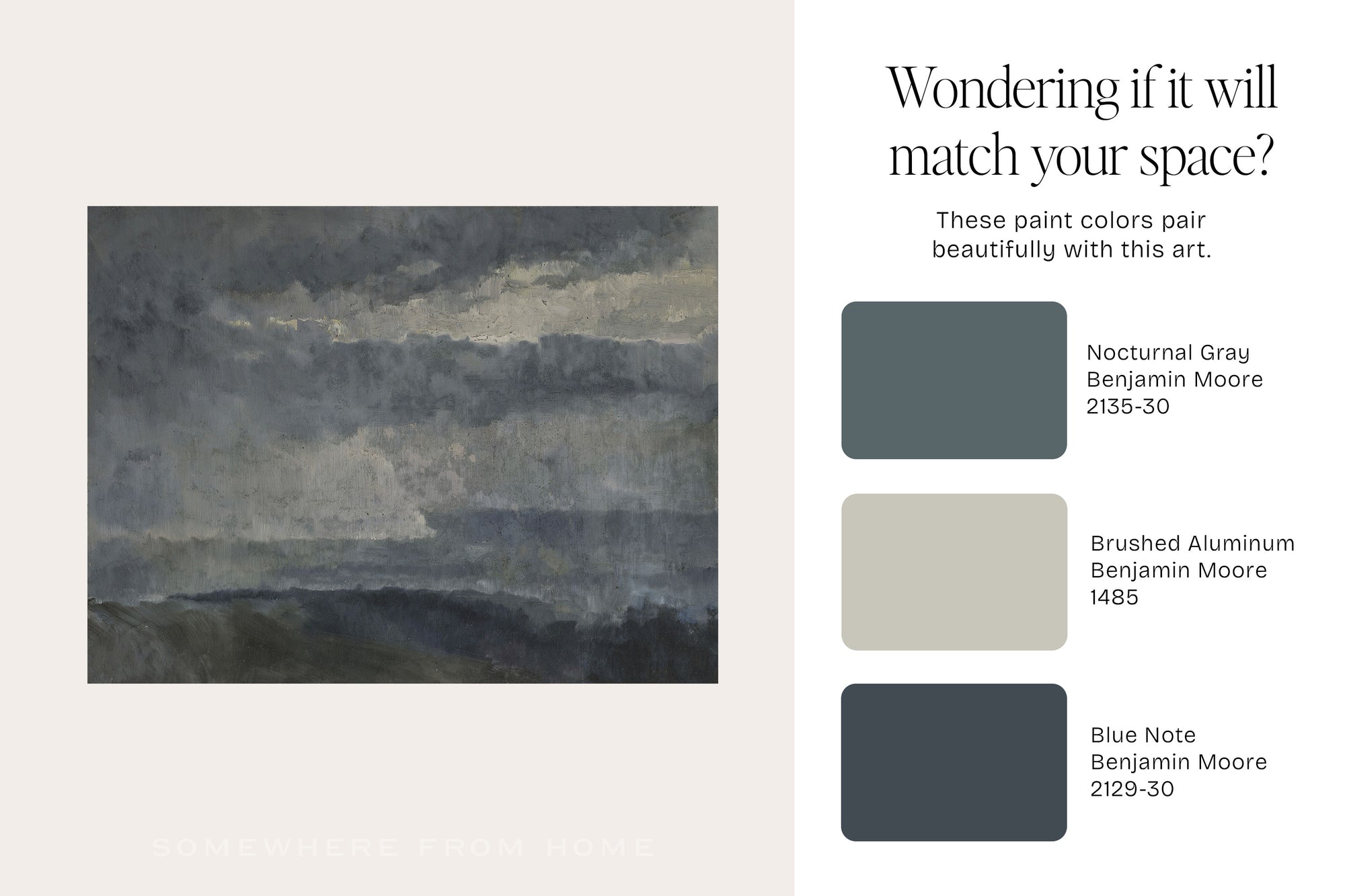 Low Tide Sky - Moody Coastal Landscape