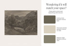 Valley in Sepia - Warm Neutral Hillside