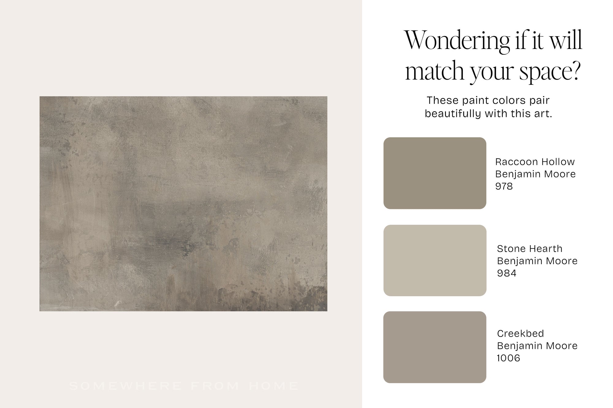 Earthen Quiet – Warm Neutral Textured Abstract Unframed Print