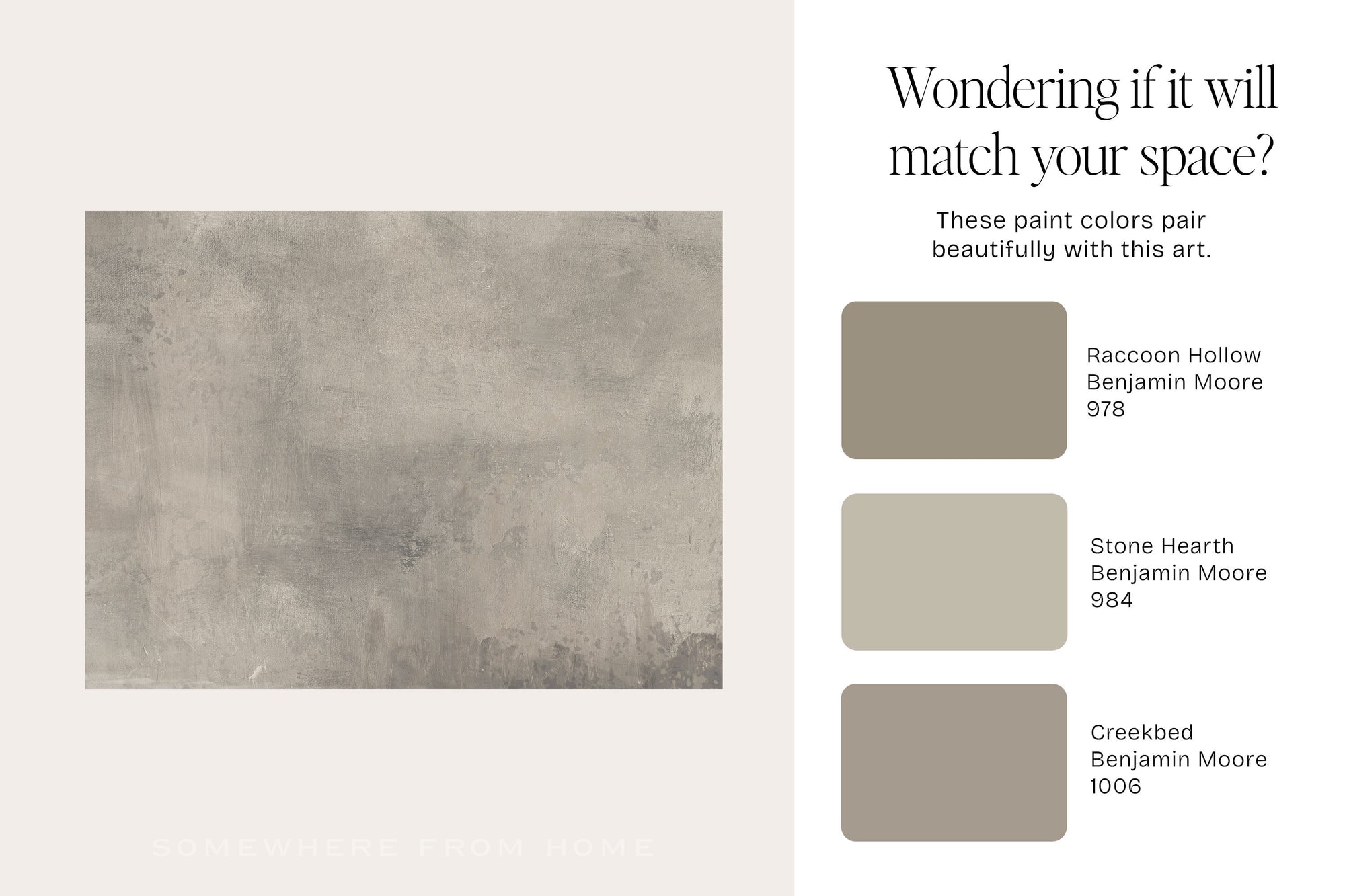Earthen Quiet – Warm Neutral Textured Abstract Unframed Print