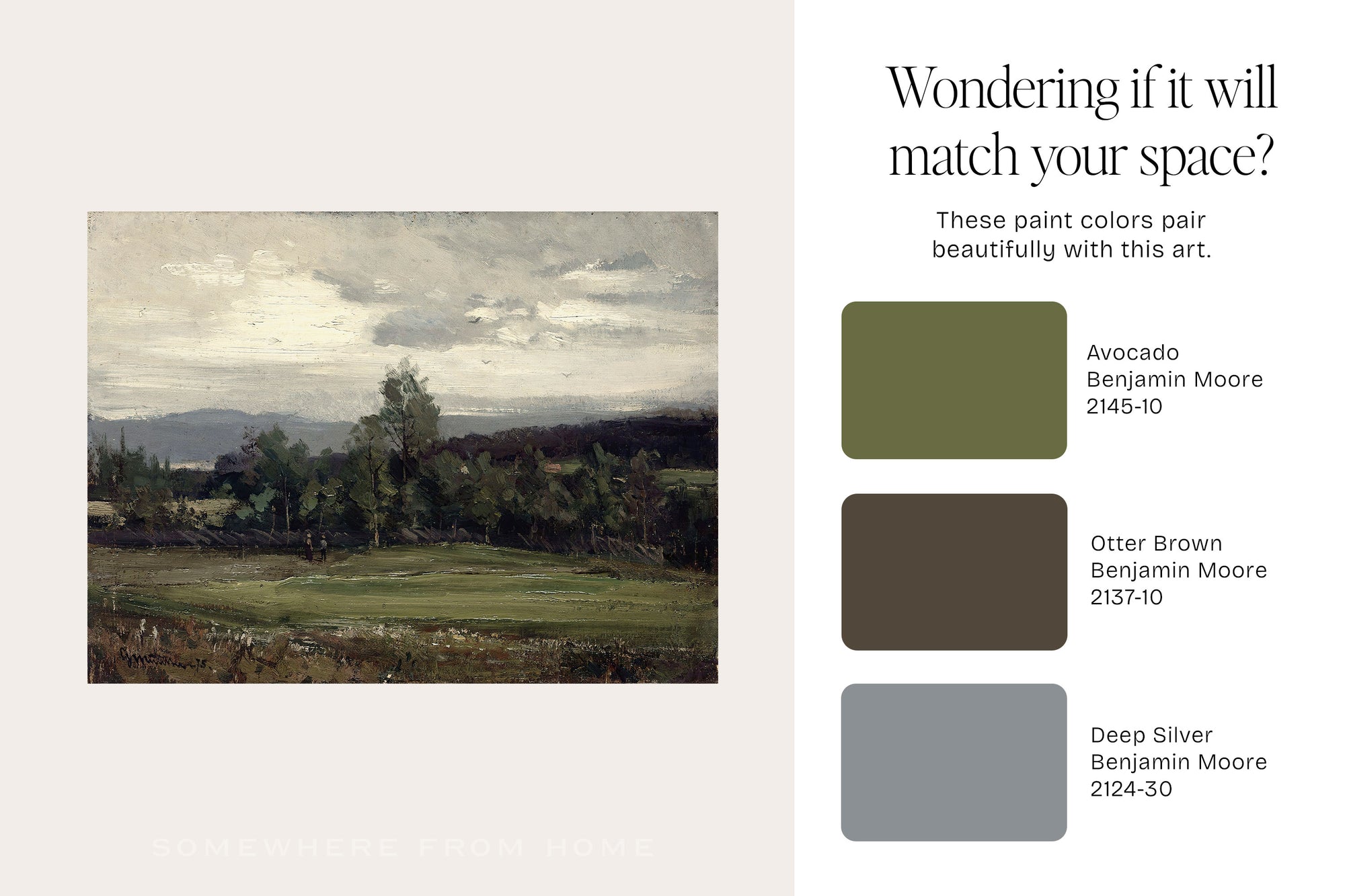 Beyond the Putting Green - Vintage Golf Course Landscape