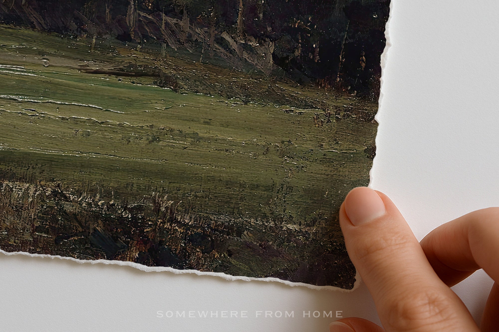 Beyond the Putting Green - Vintage Golf Course Landscape