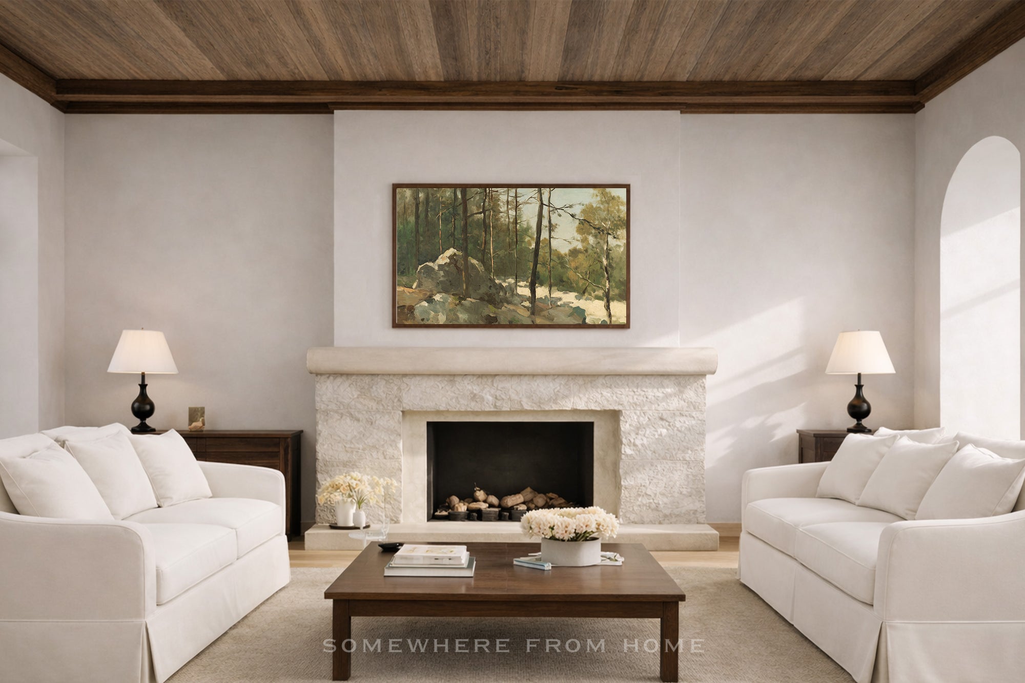 Quiet Pines - Vintage Forest Landscape