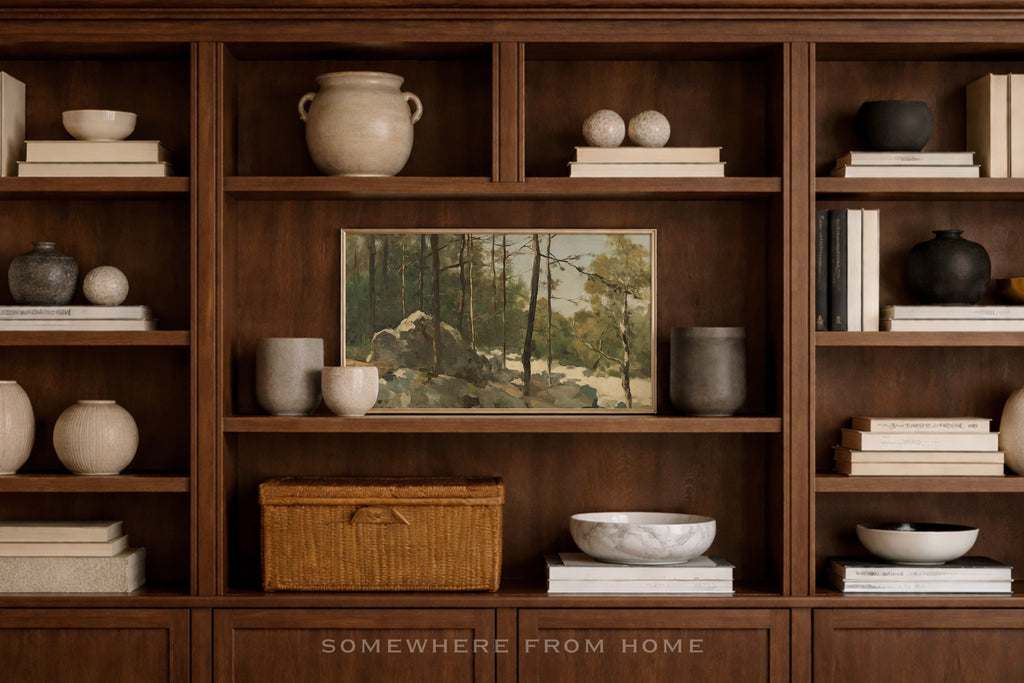 Quiet Pines - Vintage Forest Landscape