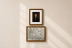 Vintage Portrait & Swirls - Set of 2