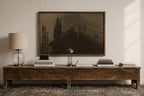Bronze Stillness - Moody Landscape Silhouette