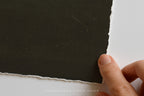 Dark Linen - Moody Green Tonal Abstract