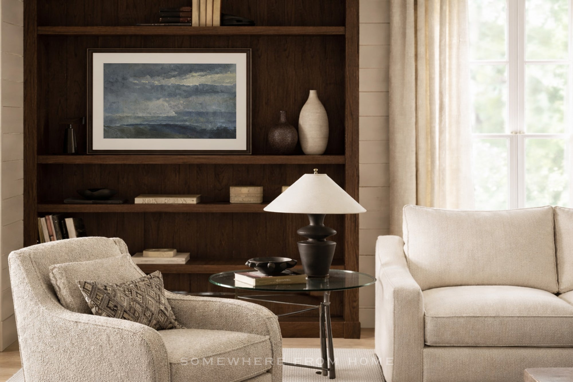 Low Tide Sky - Moody Coastal Landscape