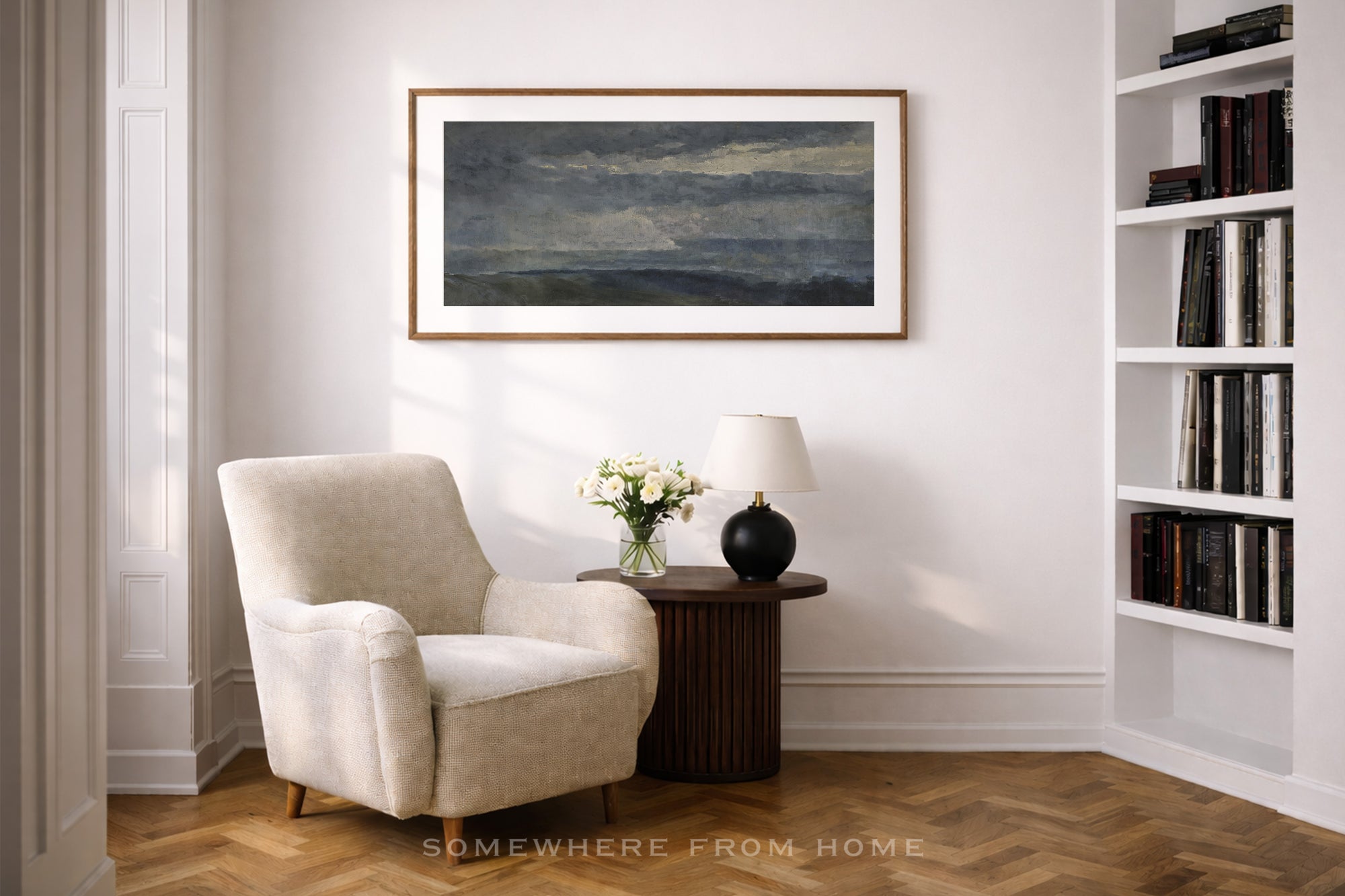 Low Tide Sky - Moody Coastal Landscape