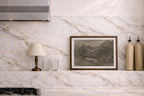 Valley in Sepia - Warm Neutral Hillside