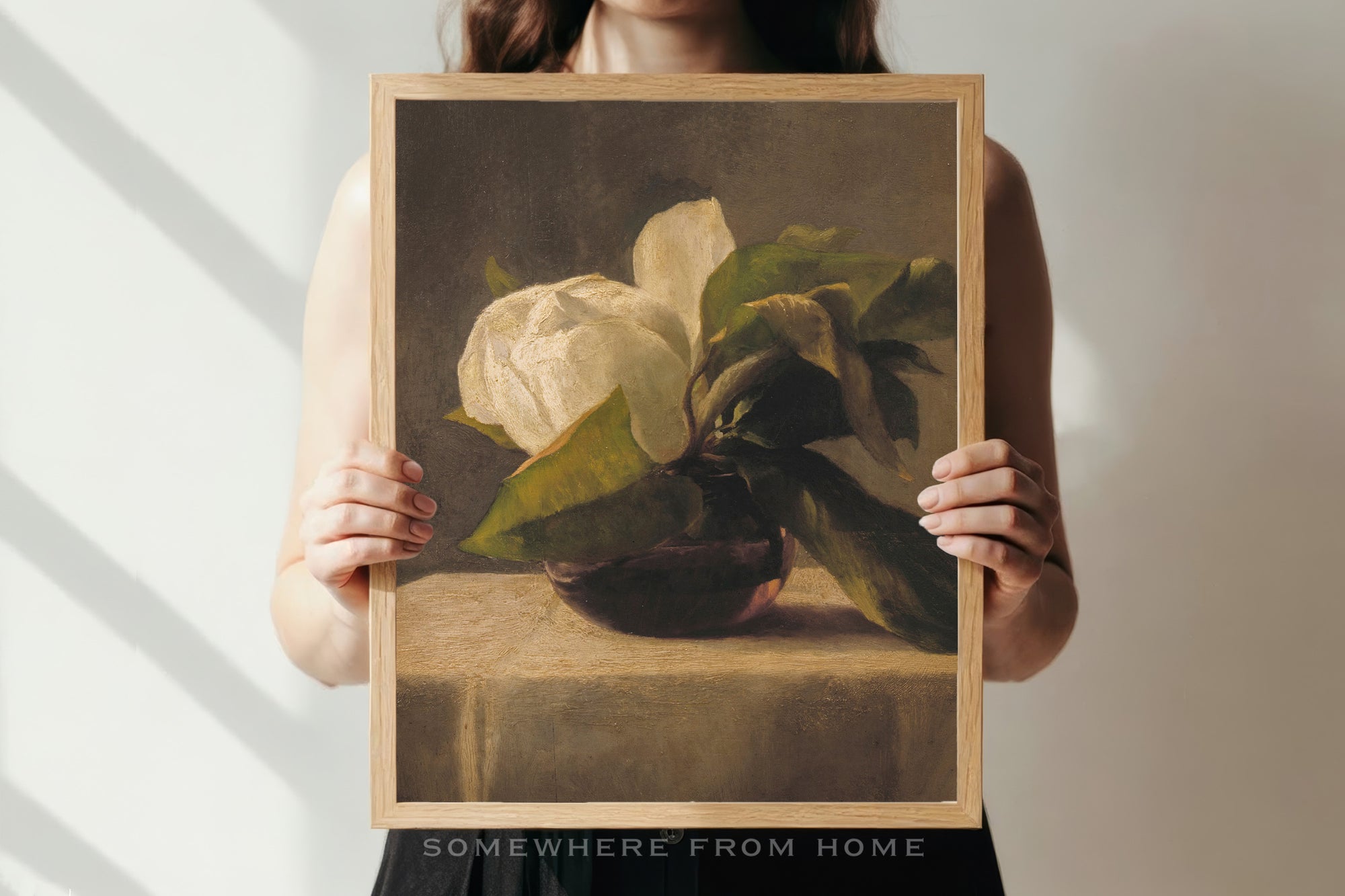 Magnolia Study - Vintage Floral Still-Life