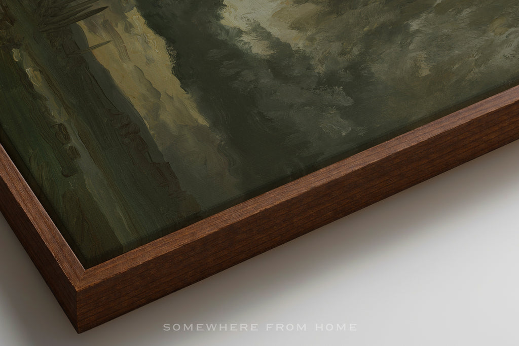 Storm Over Stillwater -  Moody Green Landscape