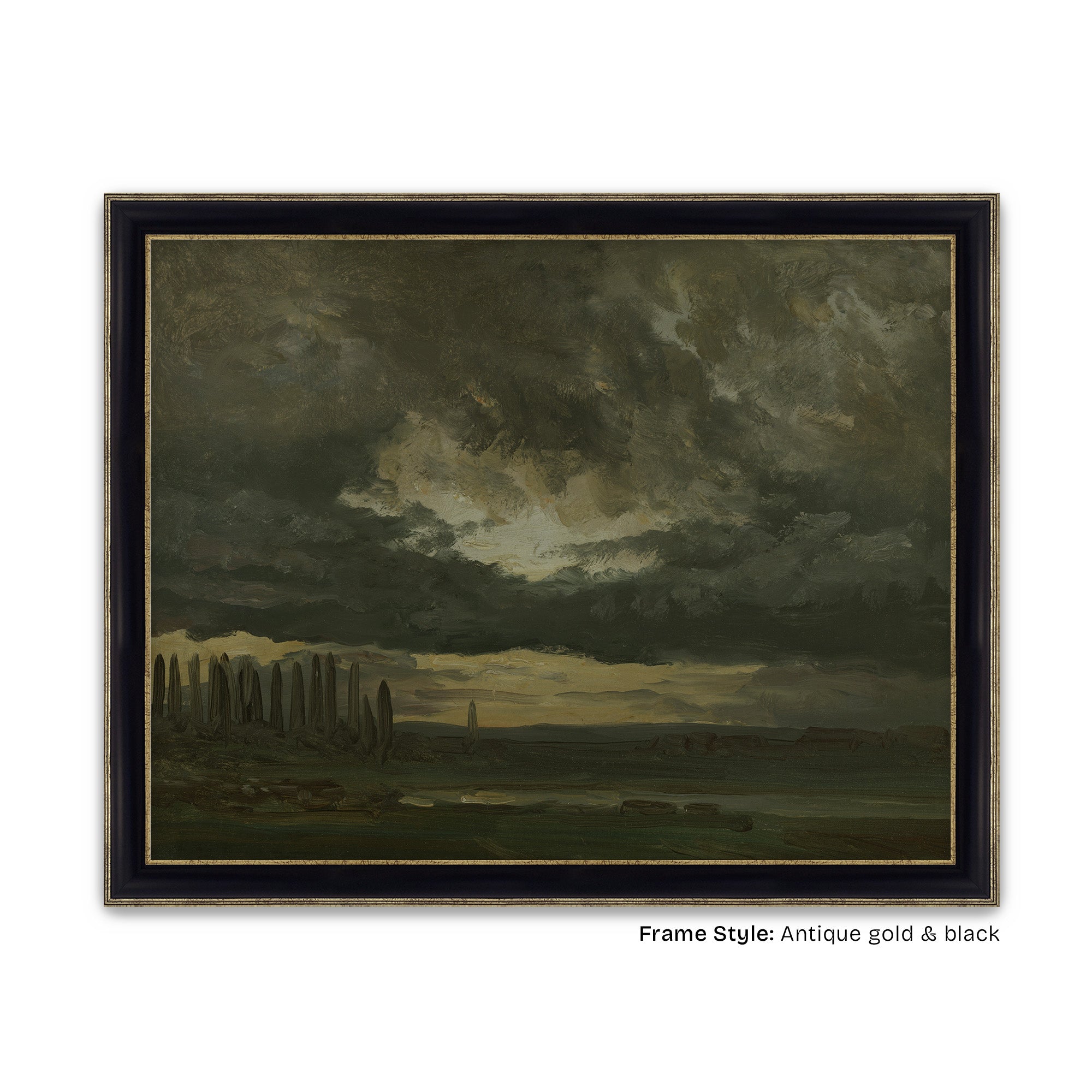 Antique Gold & Black