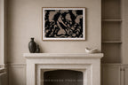 Study in Contrast – Black & Cream Abstract