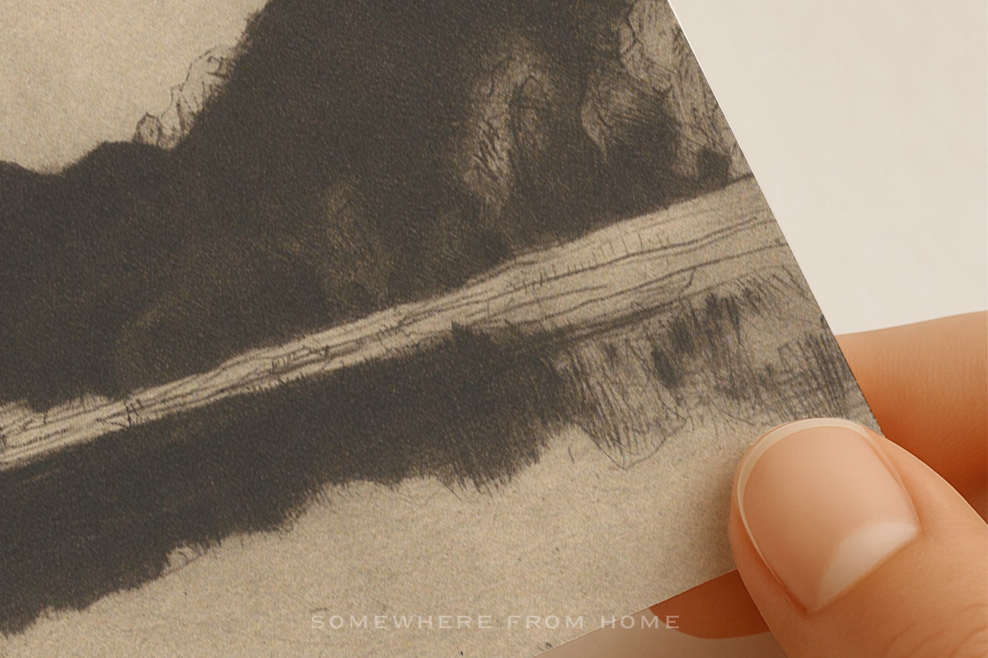 Ridge Study 1 - Moody Landscape Sketch