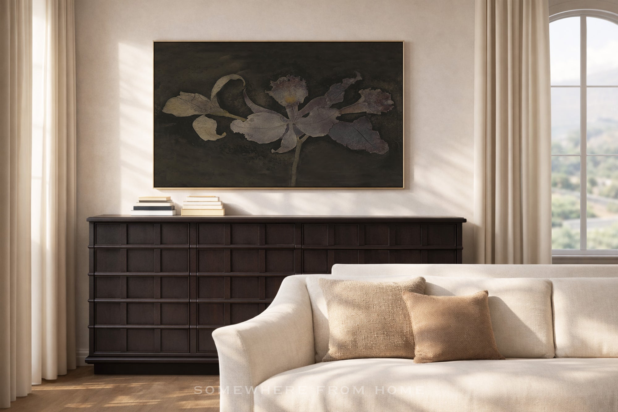 Velvet Orchid – A Moody Botanical Study