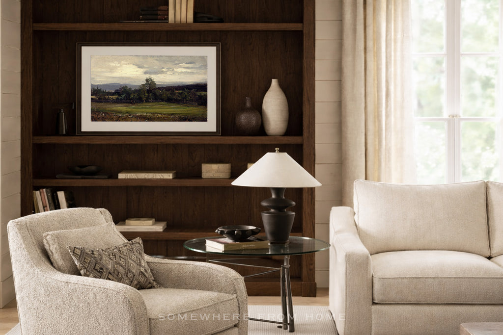 Beyond the Putting Green - Vintage Golf Course Landscape
