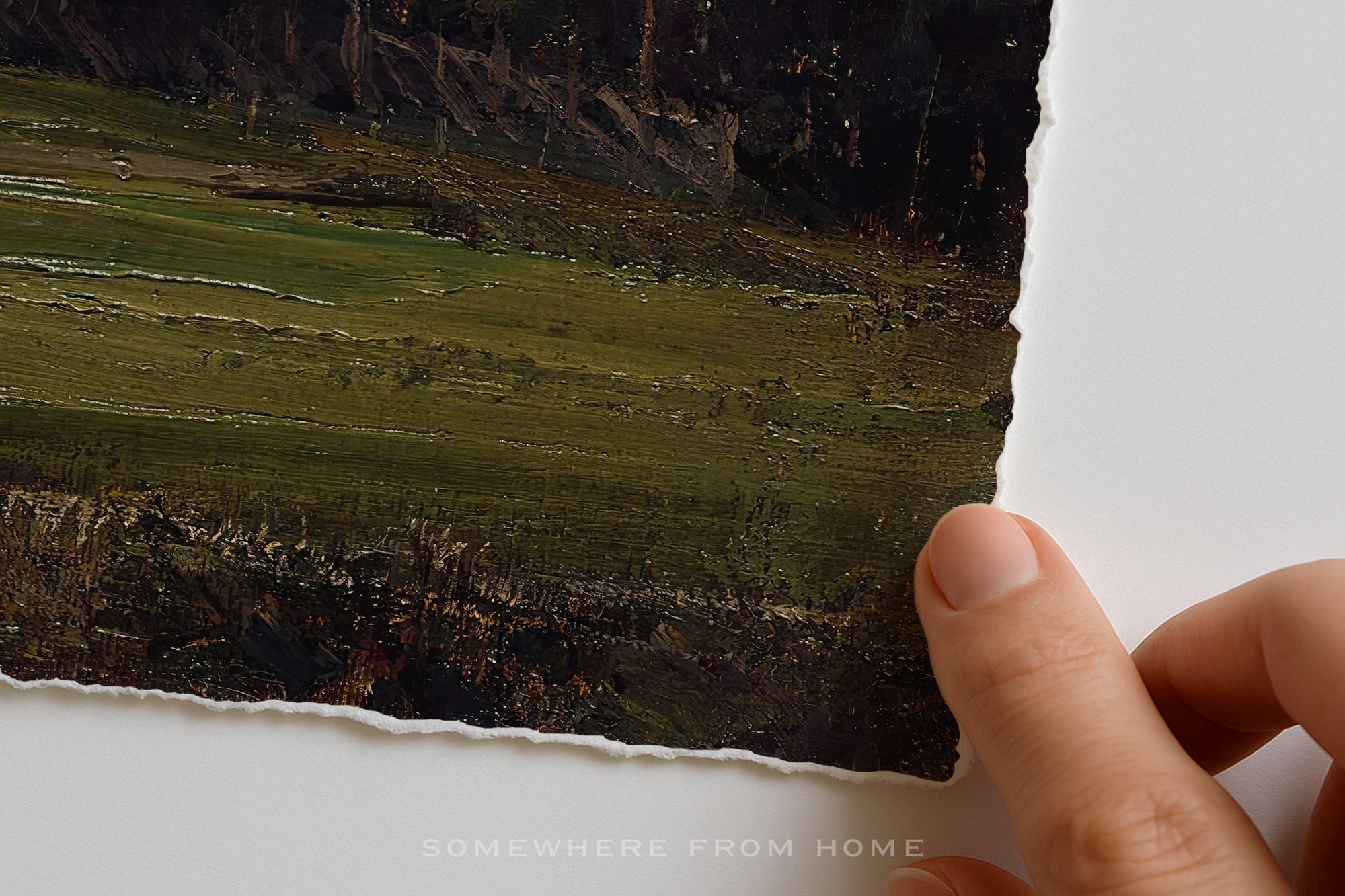 Beyond the Putting Green - Vintage Golf Course Landscape