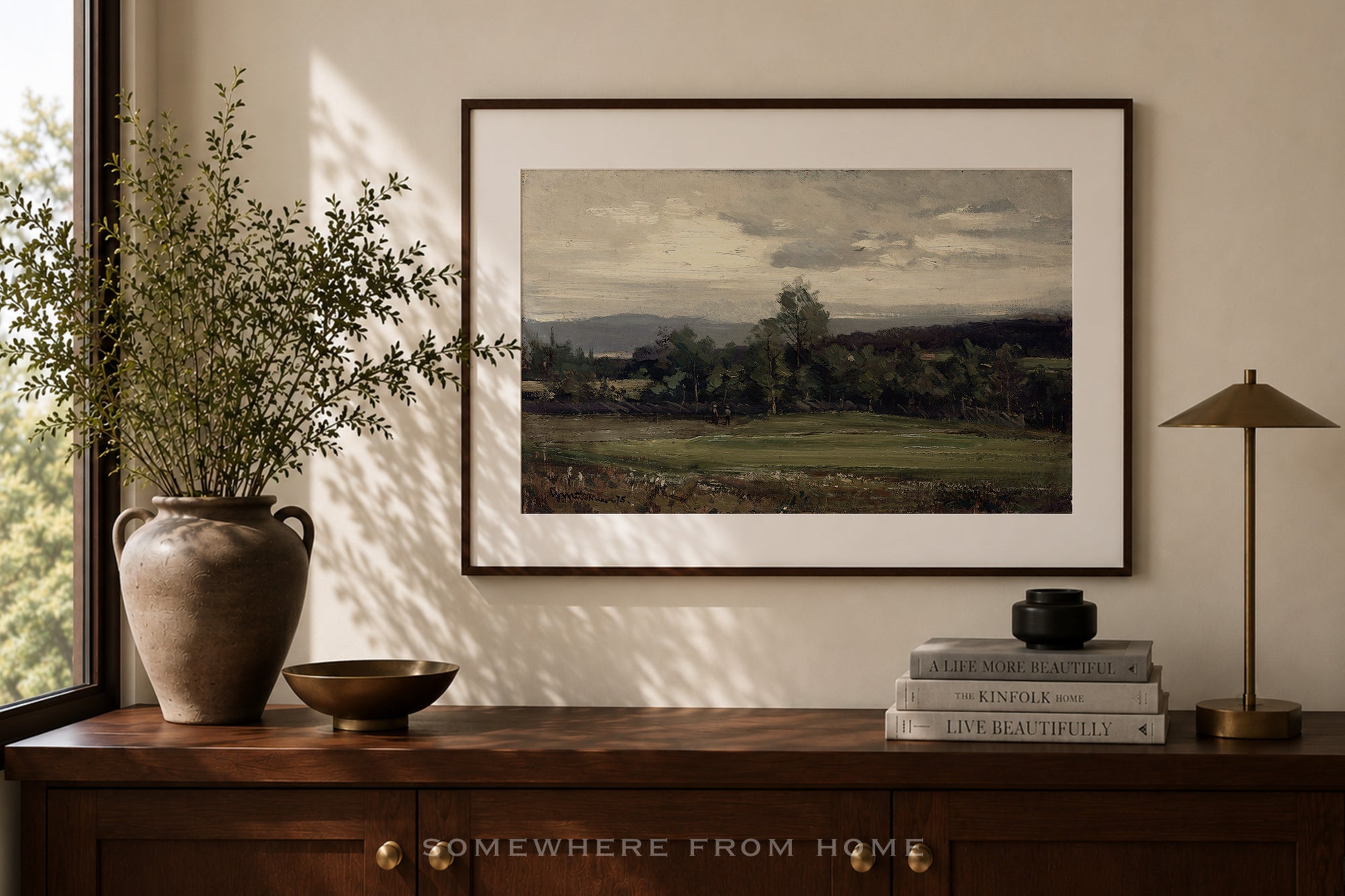 Beyond the Putting Green - Vintage Golf Course Landscape