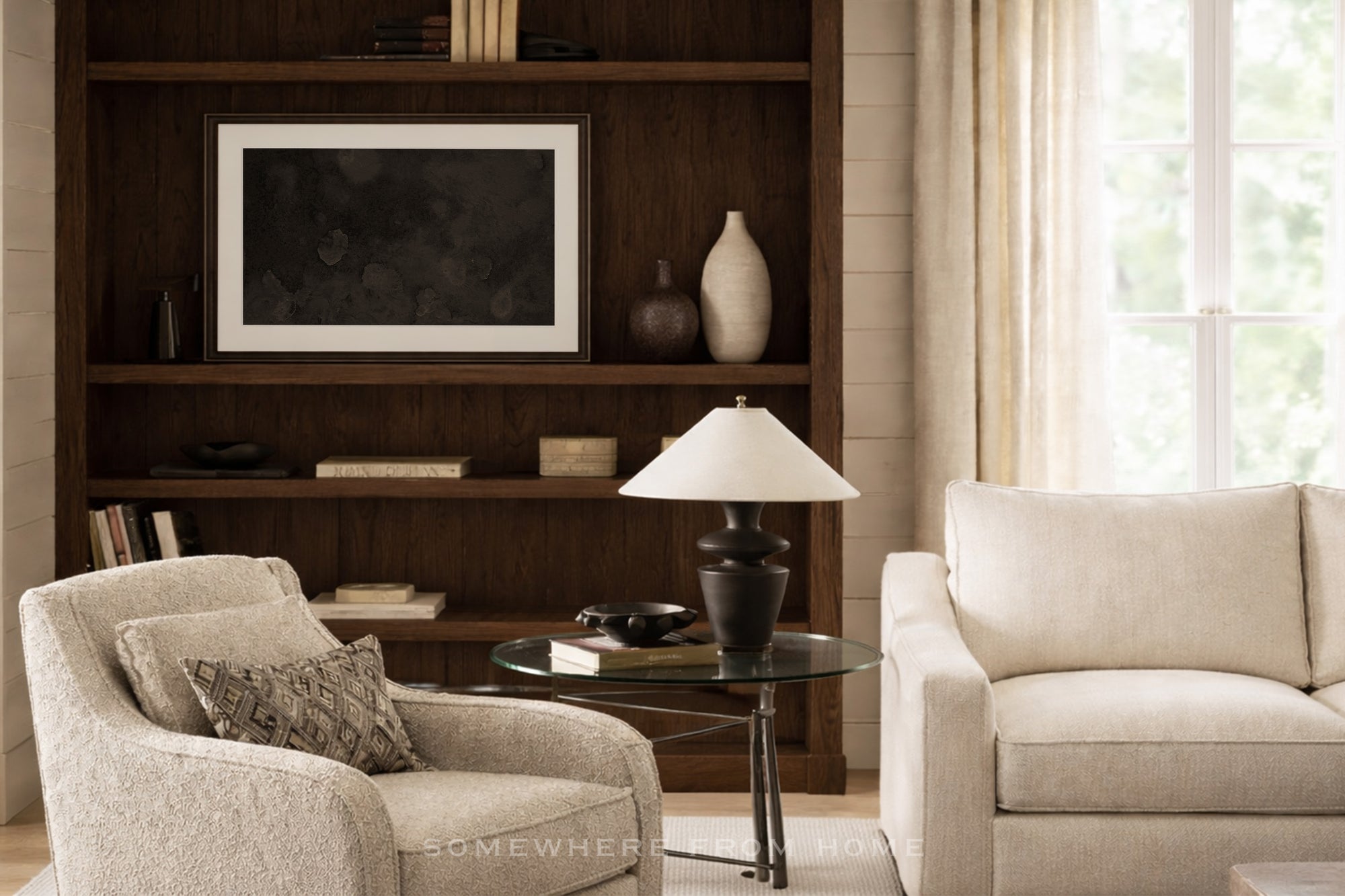 Aged Umber - Warm Tonal Abstract