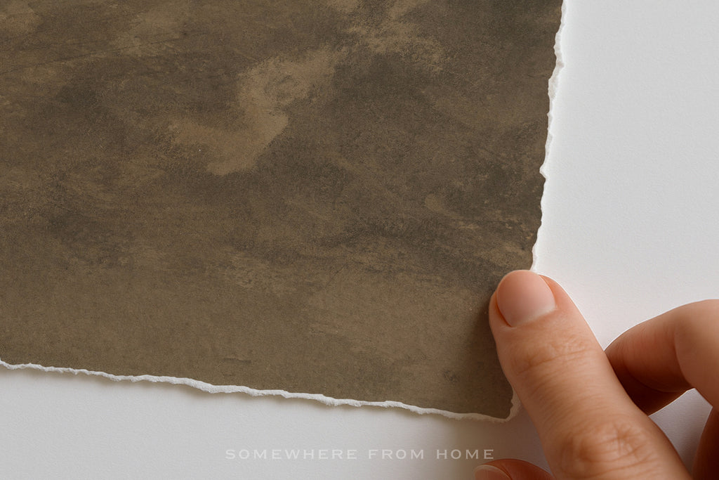 Valley in Sepia - Warm Neutral Hillside