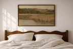 Quiet Meadow - Soft Neutral Countryside Painting