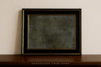 Verdant Haze - Moody Green Abstract Unframed Print