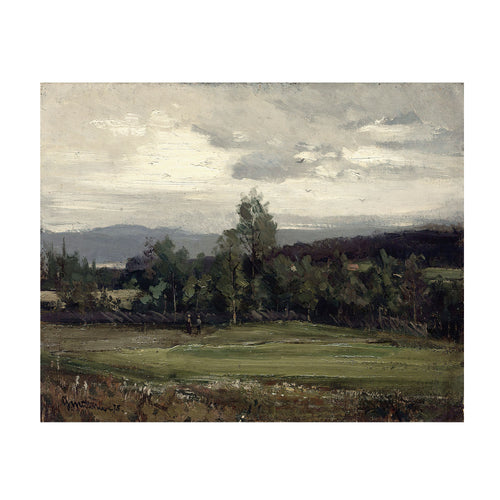 Beyond the Putting Green - Vintage Golf Course Landscape