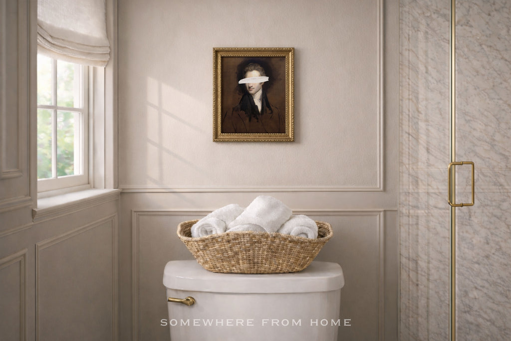 Man in Brown Coat - Vintage Portrait Study