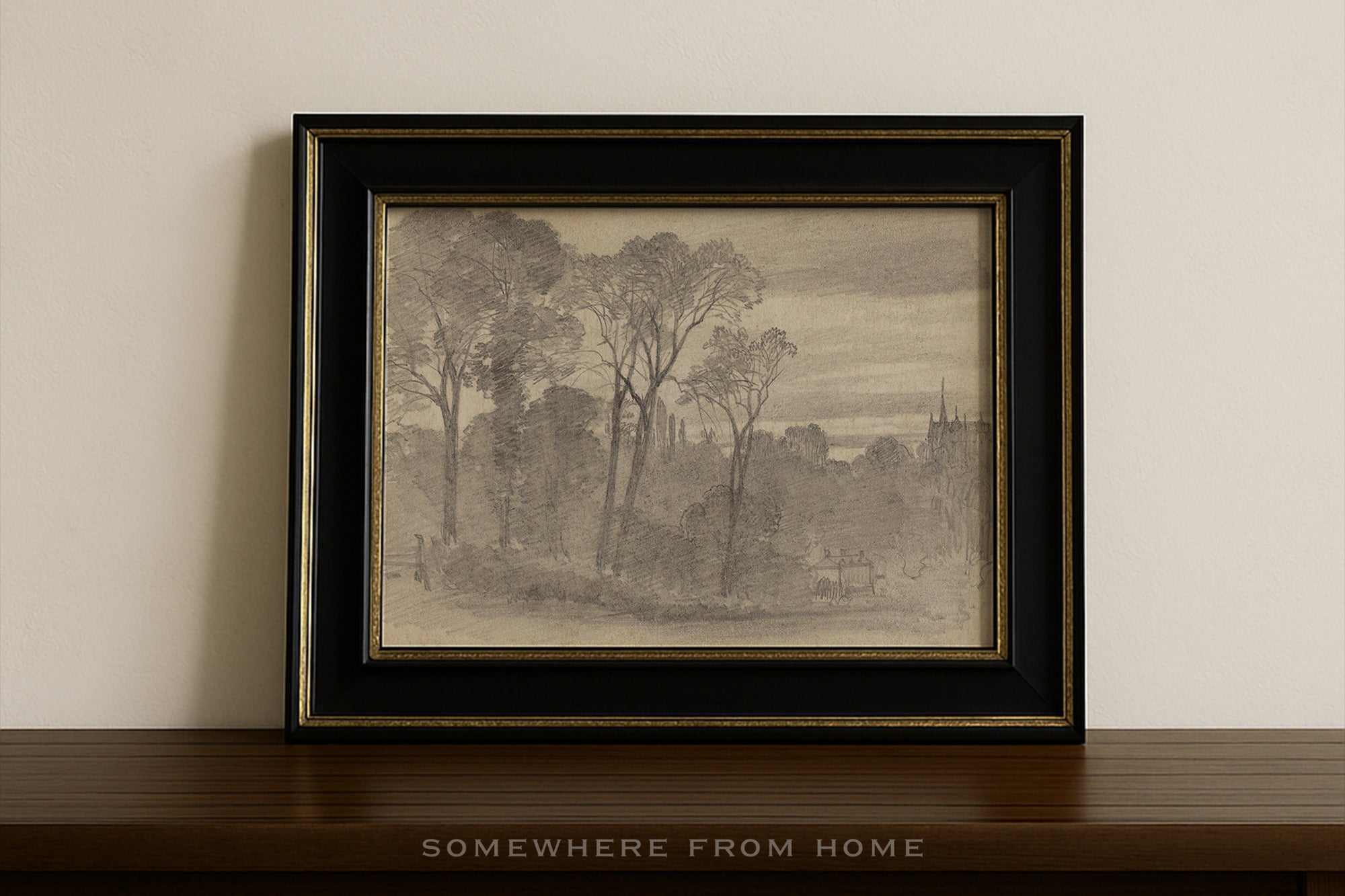 Tree Study 1 - Landscape Sketch