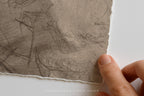 Sepia Reverie - Vintage Sepia Abstract Sketch Unframed Print