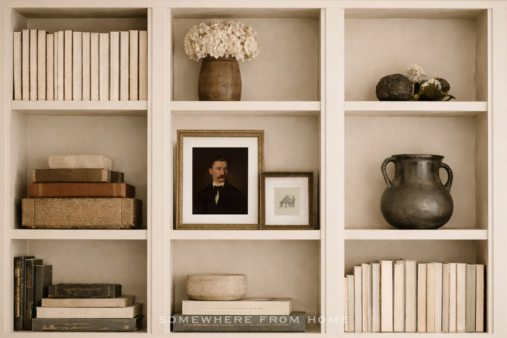 Quiet Gentleman - Vintage Portrait Painting