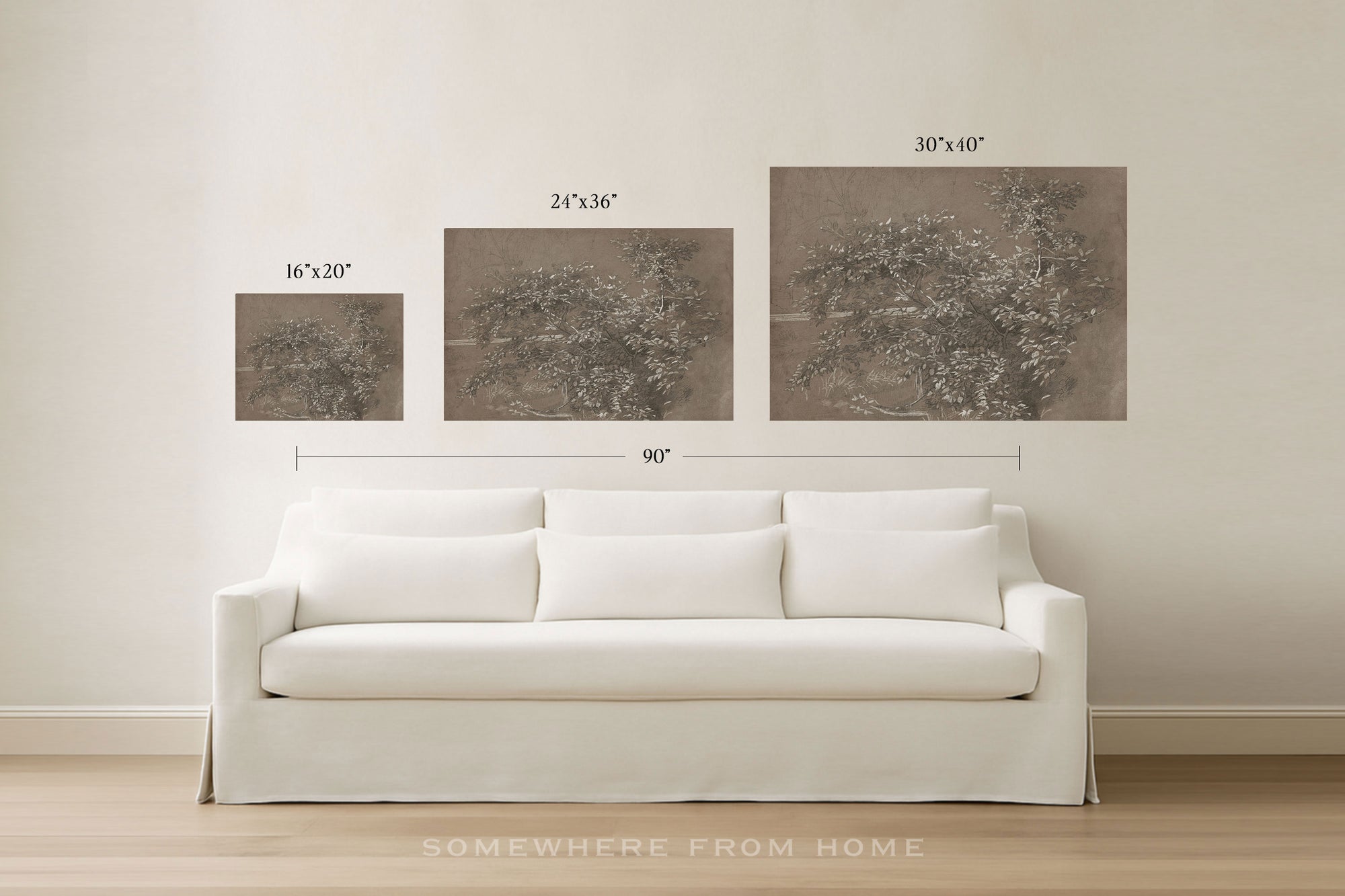 Fallen Bough – Antique Tree Study