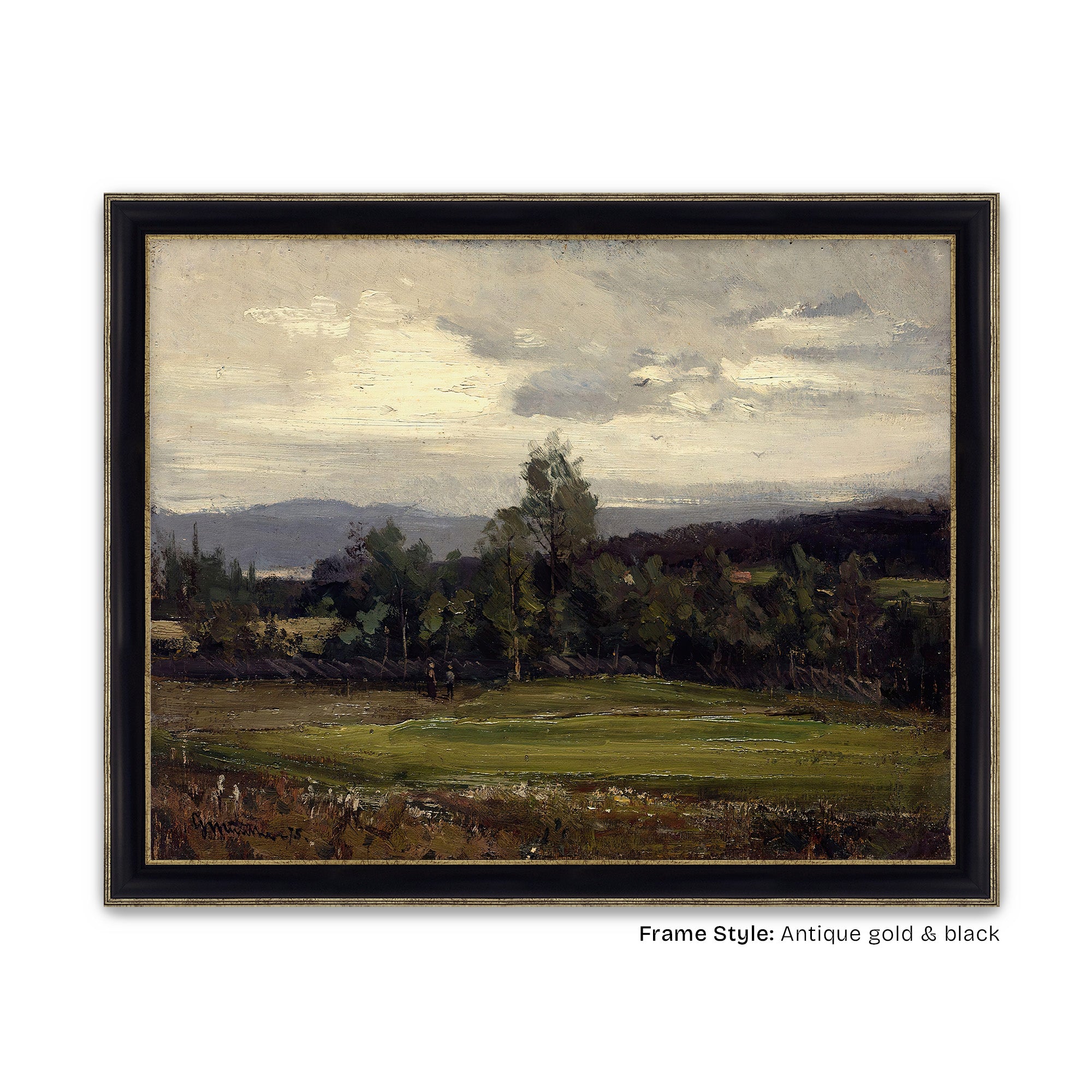 Antique Gold & Black